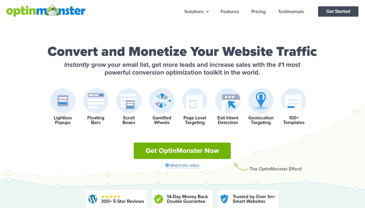 OptinMonster best YouTube plugin for WordPress